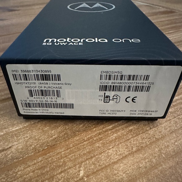 📱Motorola One 5G UW ACE 64 GB Volcanic Grey NEW IN BOX 🎁 - Picture 4 of 16